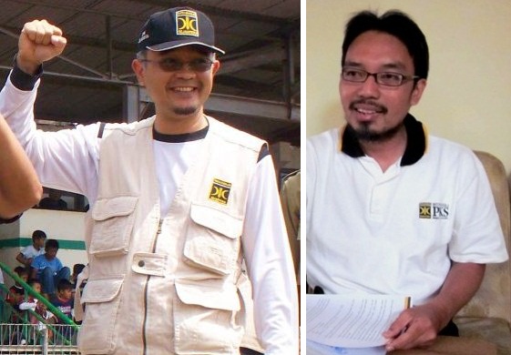 Achmad Zulkarnain (kiri) dan Santoso Anto (kanan).