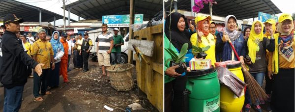 Bupati Bandung H.Dadang Mochamad Naser, SH, S.Ip, M.Ip bersama Ketua Forum Kabupaten Bandung Sehat (FKBS), Kurnia Agustina Naser saat peninjauan pada beberapa lokus penilaian Lomba Kabupaten/Kota Sehat Tingkat Provinsi Jawa Barat (Jabar) Tahun 2016. by Humas Pemkab Bandung