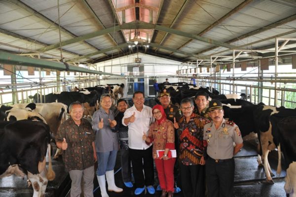 Wagub jabar Deddy Mizwar di Bale Pelatihan Peternakan Cikole Lembang, KBB, Kamis (12/1). by Humas Pemprov Jabar