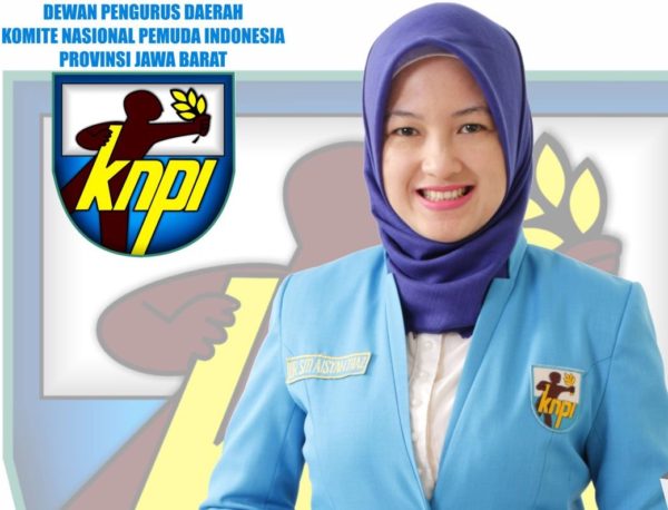 Siti Aisyah, Ketua KNPI Jabar versi DPP KNPI Fadh A Raoufiq.
