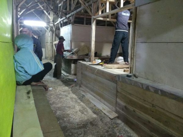 Progres pembangunan kios Pasar Pangalengan. by Humas Pemkab Bdg