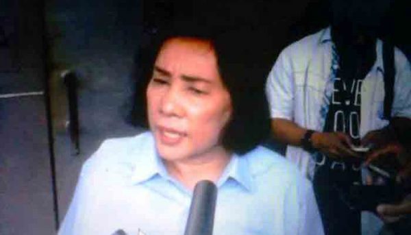 Kalapas Wanita Bandung Surta Durma saat memberikan keterangan ke wartawan.
