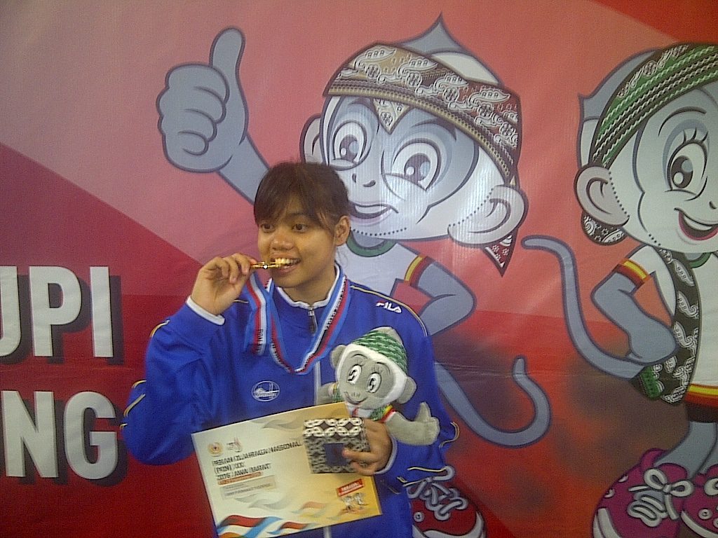 Emas Terakhir Vinny untuk Taekwondo Jabar