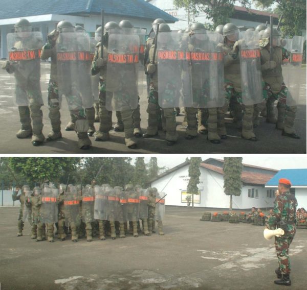 Pusdiklat Paskhas latihan PHH dalam rangka program rutin Staf Operasi Pusdiklat Paskhas, di Markas Pusdiklat Paskhas, Kec Margahayu, Kab Bandung, Rabu (23/11). by Penpaskhas