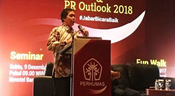Kepala BI Jabar Wiwiek Sisto Widayat saat kampanye Jabar Bicara Baik di Hotel Novotel Bandung, Sabtu (9/12/17). by Humas BI