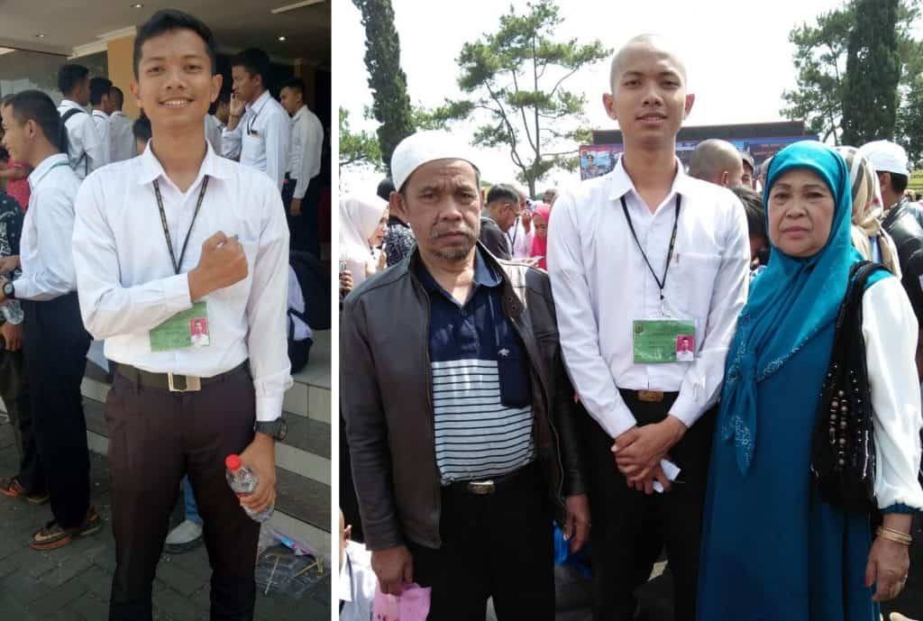 Anak Penjual Tahu Keliling Cicalengka Jadi Polisi