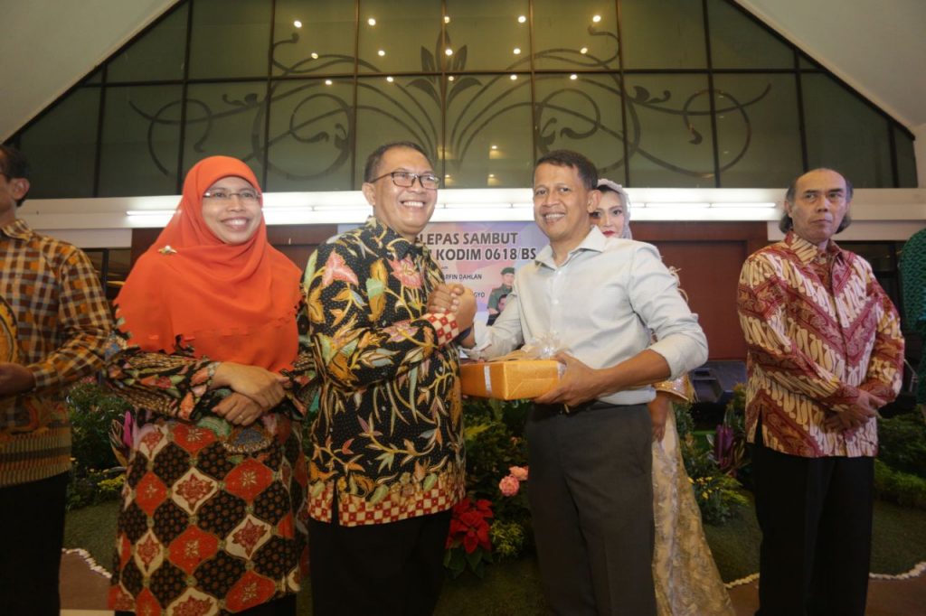 Lepas Sambut Dandim 0618/BS, Oded; Mari Kita Lanjutkan