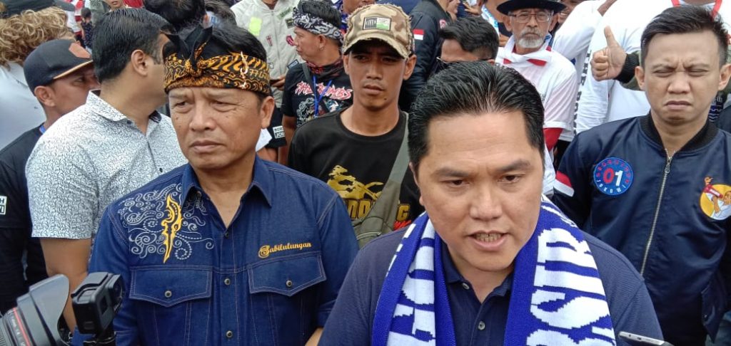 Ketua TKN Erick Tohir; “Dukungan Bobotoh untuk 01 Luar Biasa!”