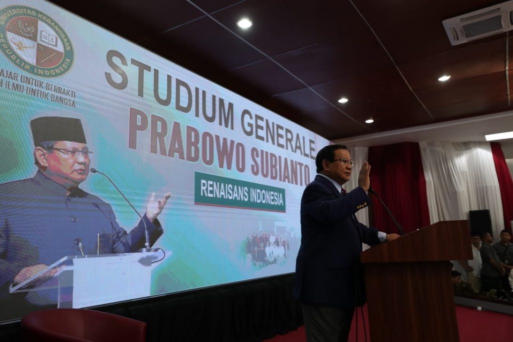 Prabowo Siap Kejar Koruptor Sampai Antartika