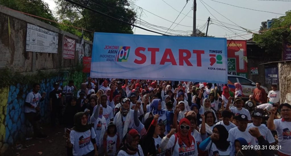 Timsus 1901 Cimahi Gelar Jalan Sehat Relawan #01