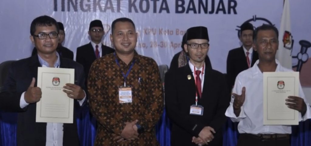 Pasangan Jokowi – Ma’ruf Unggul di Kota Banjar, Rapat Pleno Berjalan Lancar
