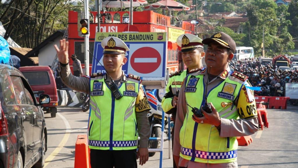 Nih, 6 Jurus Polres Bandung Tangani Arus Mudik dan Balik di Jalur Nagreg