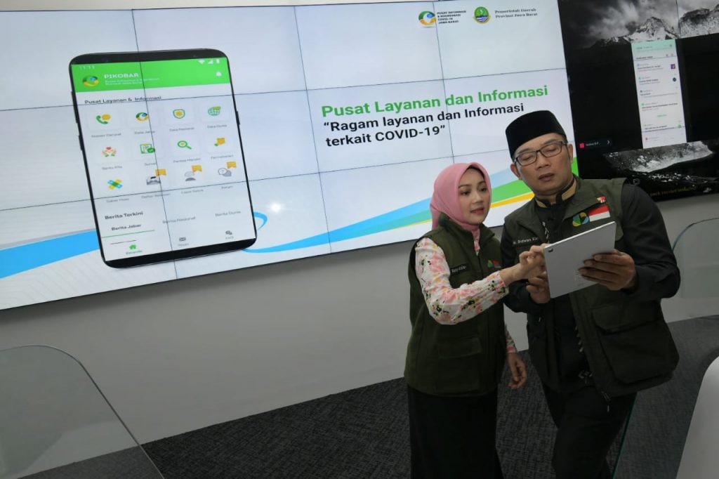 Cegah Covid-19, Ridwan Kamil Launching Aplikasi PIKOBAR