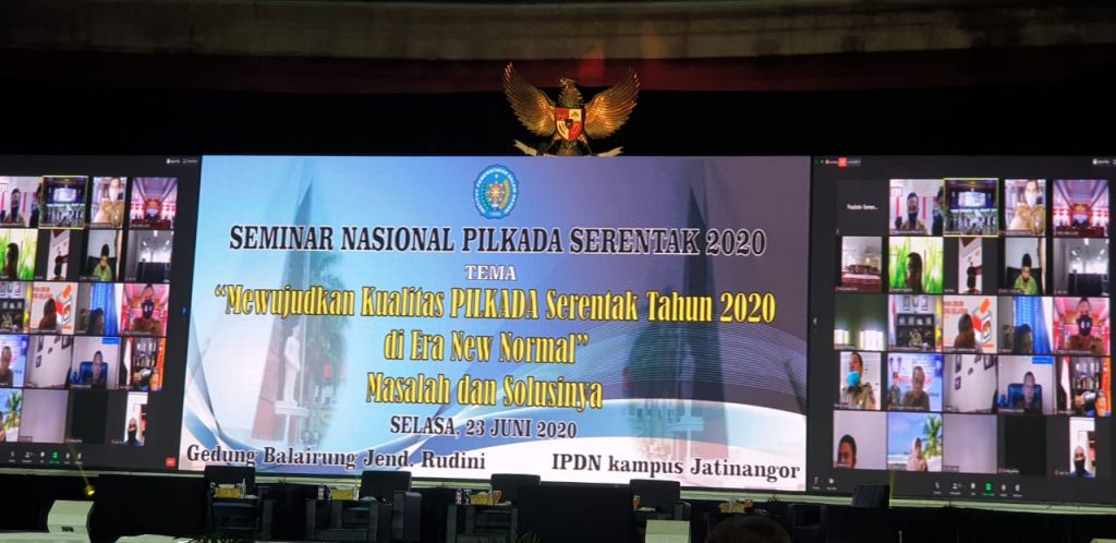Seminar Pilkada Serentak IPDN: Hindari Politik Bansos