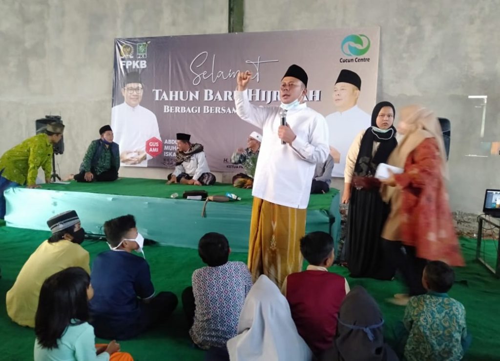 Tahun Baru Islam, Cucun Berbagi Bersama 1.442 Anak Yatim