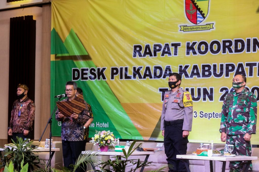 Ciptakan Iklim Politik Kondusif, Pemkab Bandung Bentuk Desk Pilkada