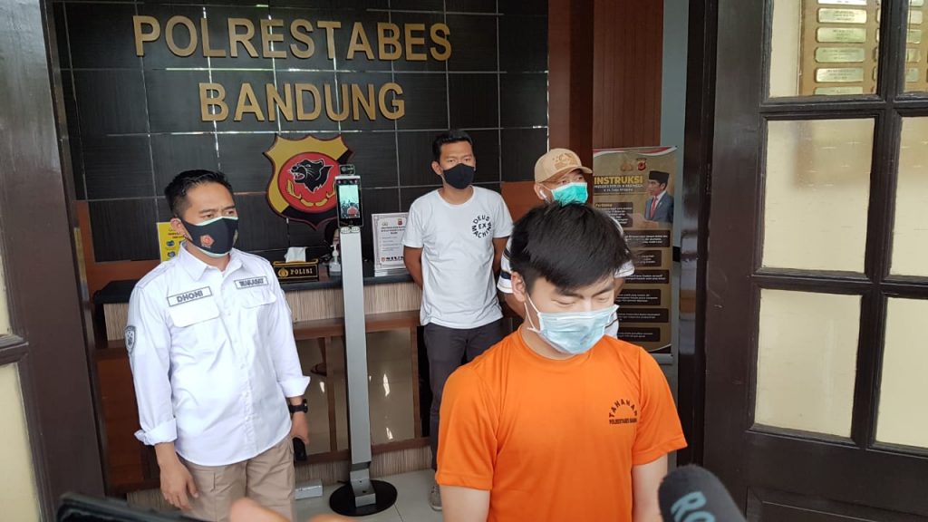 Pengunggah Konten Meresahkan di Tiktok Diciduk Polrestabes Bandung