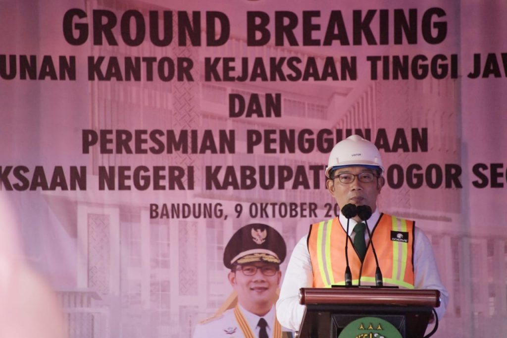 Groundbreaking Pembangunan Gedung Kejati Jabar