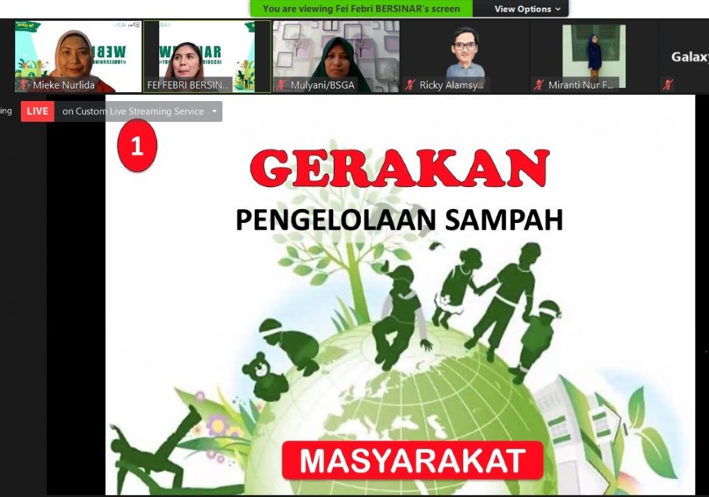 Coca-Cola Forest Sumedang Gelar Webinar Peran Bank Sampah