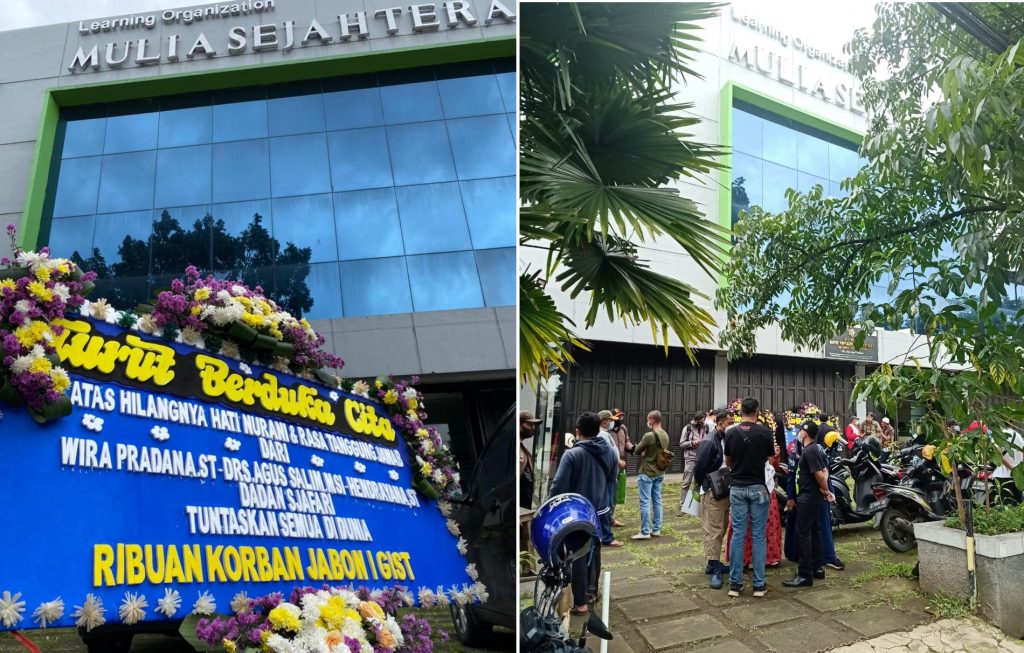 Puluhan Korban Investasi Jabon Geruduk Kantor GMN