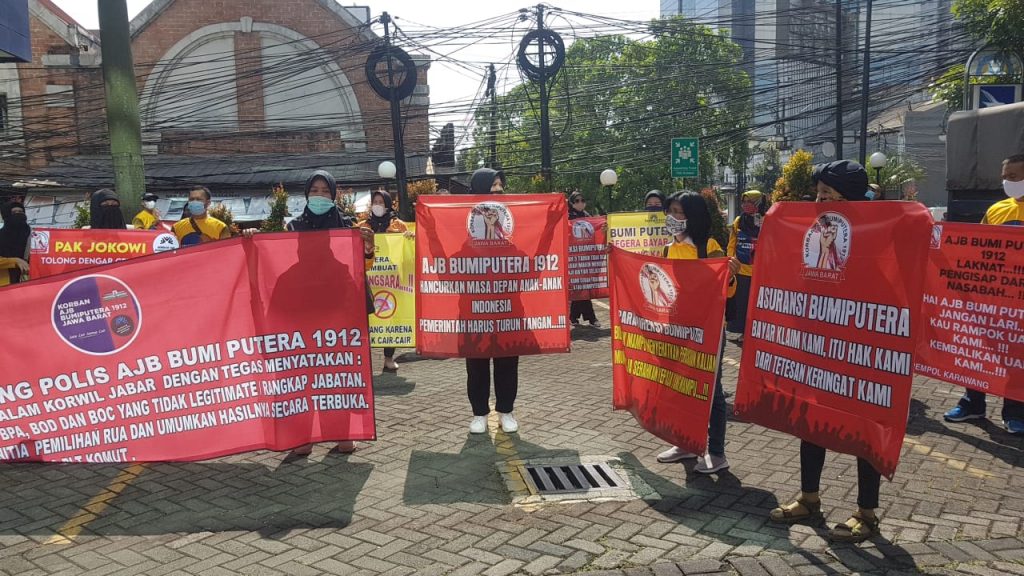 Pemegang Polis Bumiputera Demo Tuntut Pencairan Dana Klaim Hingga Rp 2 Trilliun