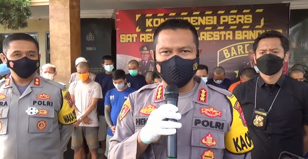 Dalam 10 Hari, Polresta Bandung Amankan 56 Ranmor Curian