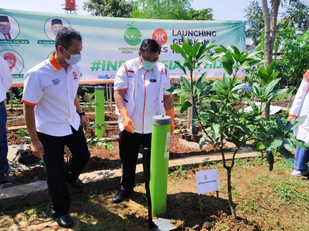 PKS Jabar Komitmen Terhadap Menjaga Lingkungan, Launching Gerakan Nasional Indonesiaku Hijau
