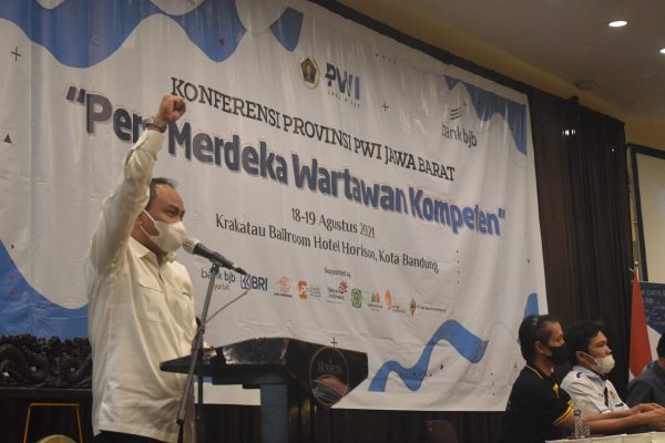 Hilman Hidayat Jadi Ketua PWI Jabar 2021-2026