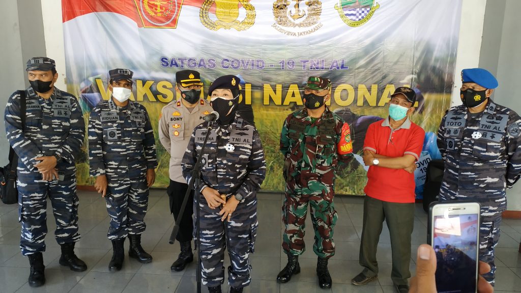 TNI AL Vaksinasi Dosis 2 di Sumedang