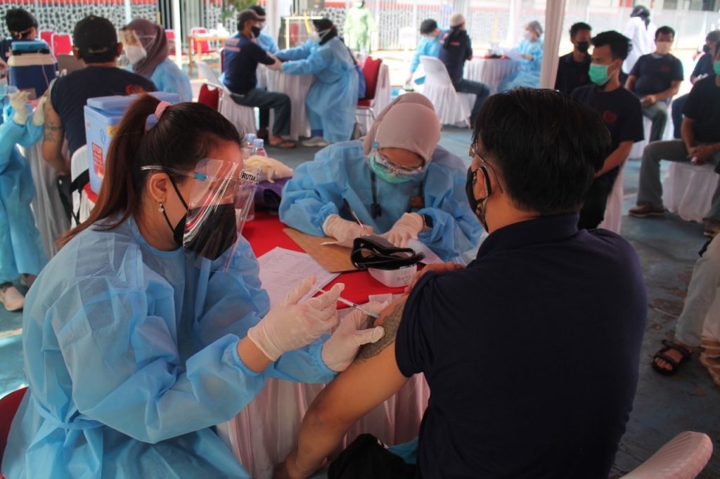 Rutan Klas I Bandung Gelar Vaksinasi Untuk Warga Binaan