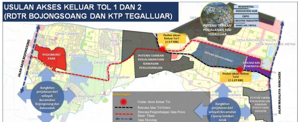 Bupati Bandung Usulkan Akses Tol Cigatas di Tegalluar