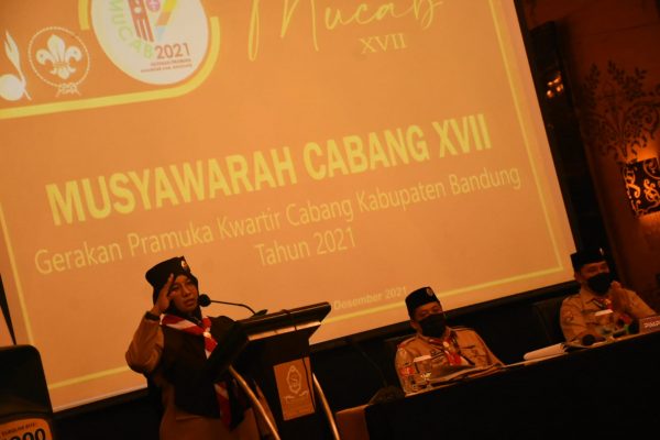 Emma Dety Jadi Ketua Pramuka Kab Bandung Terpilih