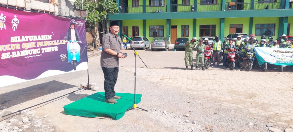 Ratusan Ojeg Pangkalan Bandung Timur Deklarasi Gus Muhaimin Capres 2024