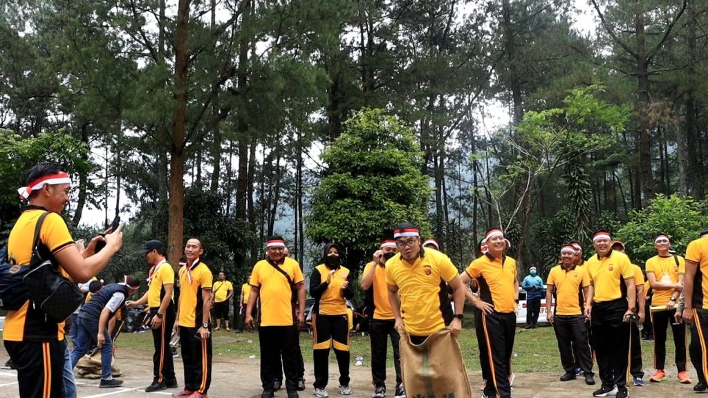 Meriahkan HUT ke-77 Kemerdekaan RI, Polresta Bandung Gelar Lomba Agustusan 