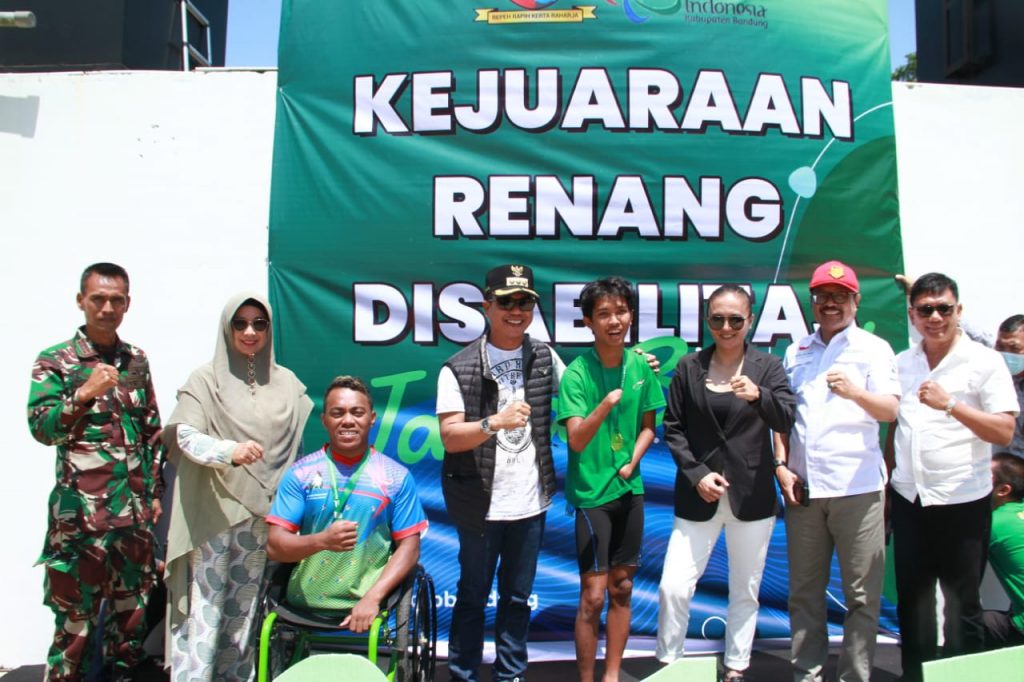 Kejuaraan Renang Disabilitas, Bupati Bandung : Mereka Memiliki Hak yang Sama