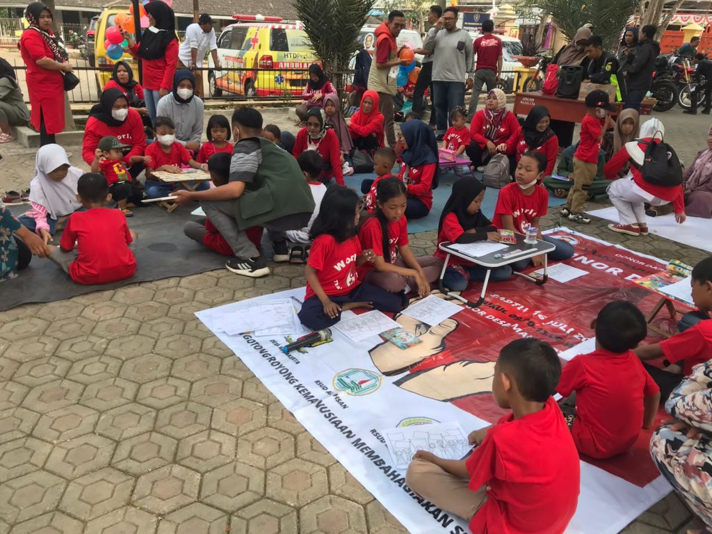 Anak-anak Penderita Thalasemia Ikuti Lomba Agustusan