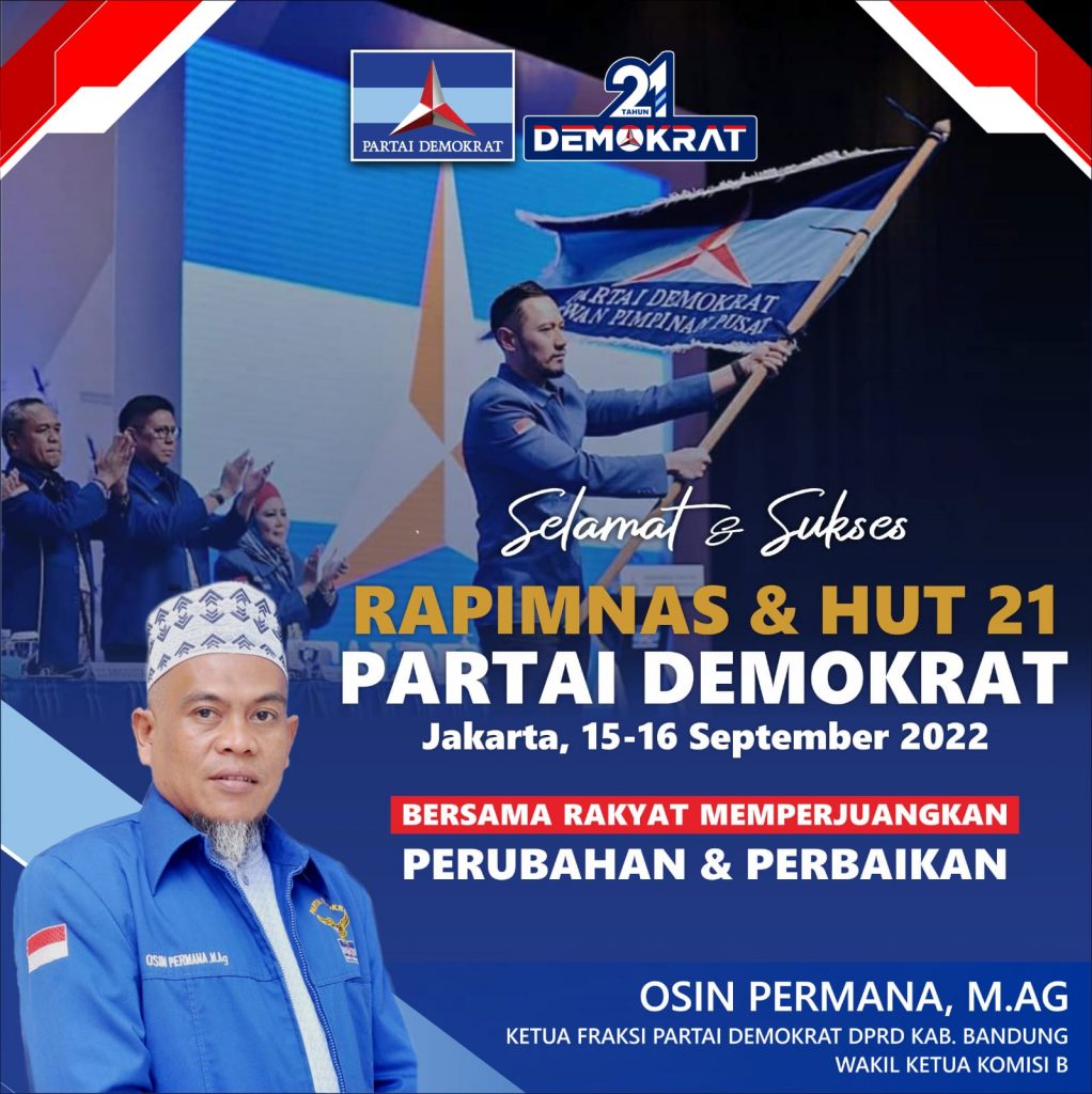 Fraksi Demokrat DPRD Kab Bandung Perjuangkan AHY Capres