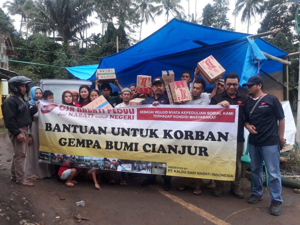 CSR Nabati Peduli Korban Gempa Bumi Cianjur