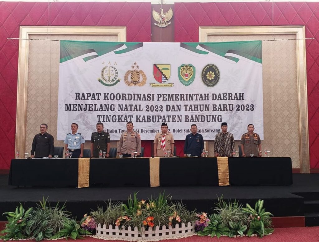 Jelang Nataru, Forkopimda Kabupaten Bandung Gelar Rakor