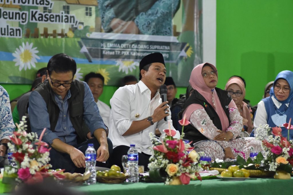 Bunga Desa Bupati Bandung Pererat Silaturahmi Serap Aspirasi