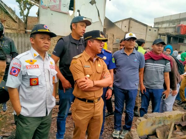 25 Rumah Ludes Terbakar, Bupati Bandung : Berharap Sebelum Ramadan Kembali Dibangun