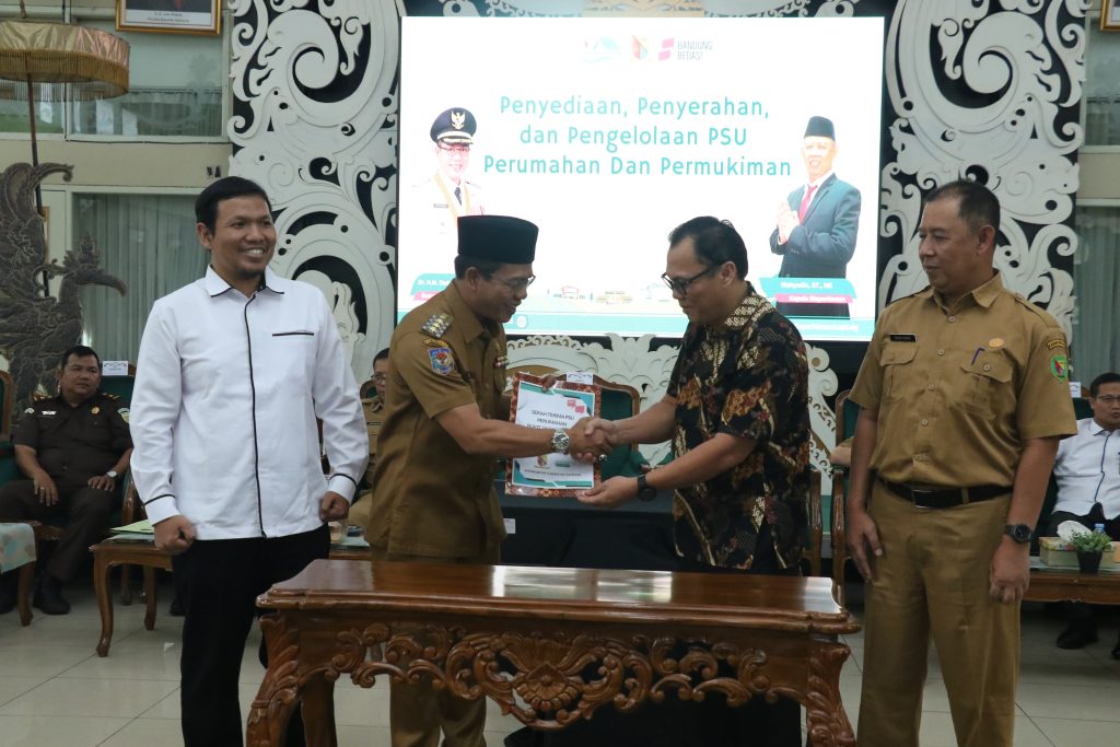 Bupati Bandung: Target Penyerahan PSU 100 Perumahan Tahun 2024 Tercapai
