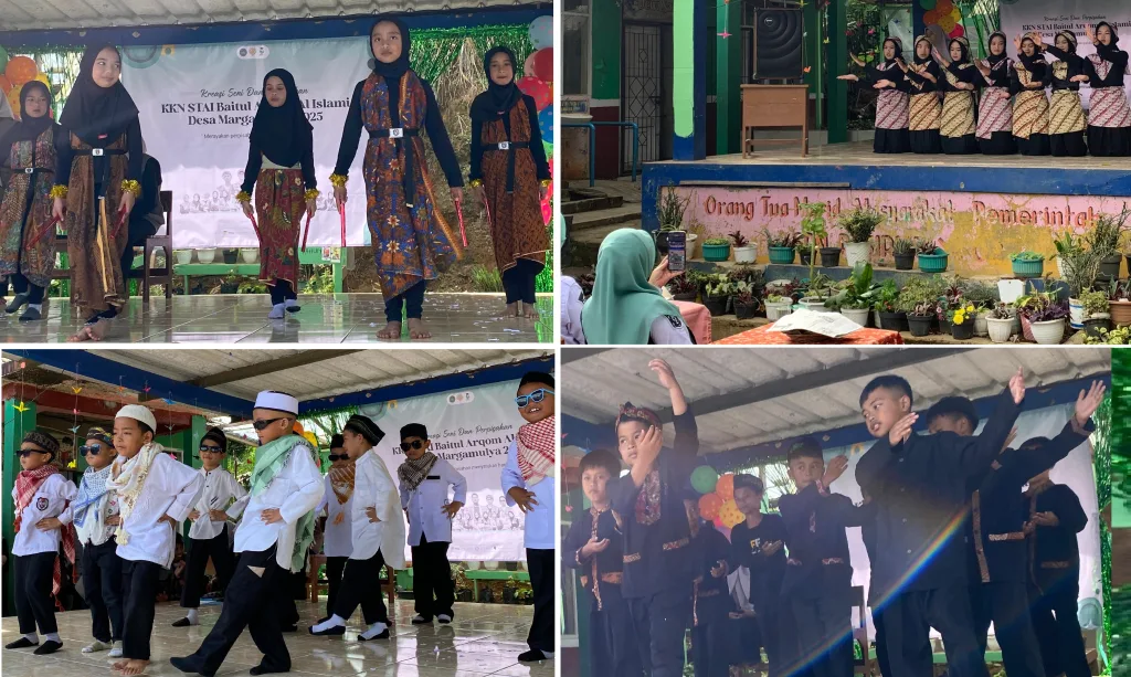 Pentas Seni Pelajar SD Meriahkan Perpisahan Mahasiswa KKN STAIBA