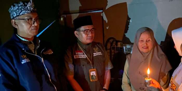 Gercep! Baznas Kab Bandung dan Brader Langsung Realiasi Program Sedekah Cahaya