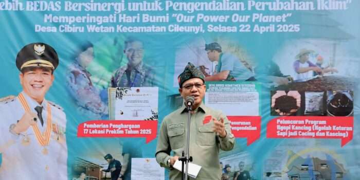 Realisasi Program 100 Hari Kerja, Bupati Bandung Canangkan Gerakan Pengendalian Perubahan Iklim