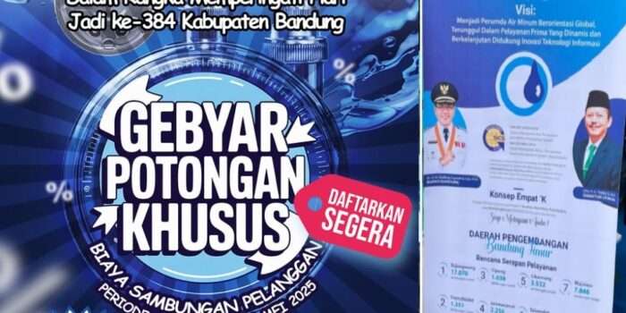 Perumda Tirta Raharja Gratiskan Biaya Pemasangan Sambungan Baru untuk Rumah Ibadah, Kaum Difabel, dan Kelompok Masyarakat Rentan 