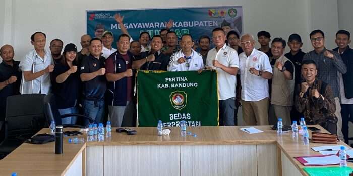 Aklamasi, Krisna Alamsyah Jadi Ketua Pertina Kabupaten Bandung