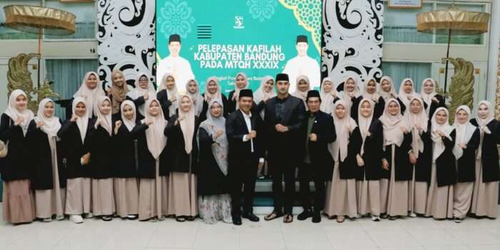 Lepas 157 Kafilah MTQH Jabar, Bupati Bandung Optimis Tuan Rumah Juara Umum