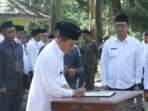 Nih, Daftar 21 Kepala Dinas yang Dilantik Bupati Bandung di Situ Cisanti