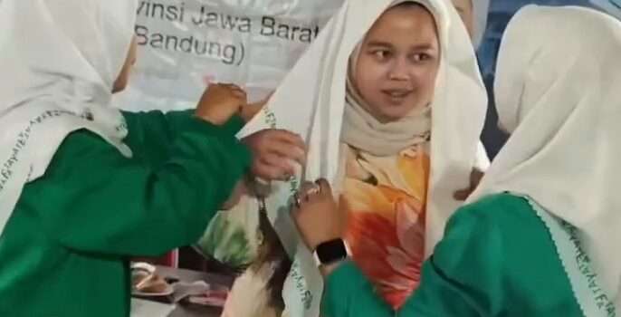 Berdayakan Perempuan Muda Produktif, Fatayat Kab Bandung Produksi Kerudung Desain Sendiri